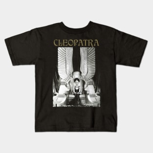 CLEOPATRA - Egypt - Claudette Colbert Kids T-Shirt